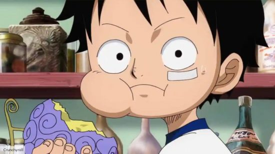 One Piece - Luffy eating Devil Fruit