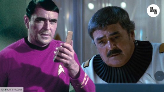 James Doohan as Scotty in TOS and The Wrath of Khan