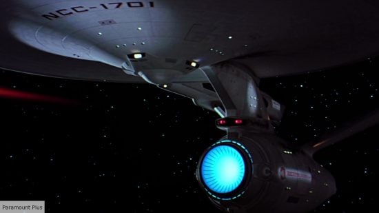 Star Trek's Enterprise in Search for Spock