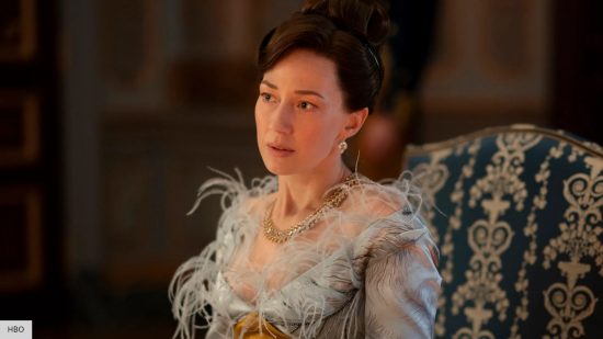 The Gilded Age season 2 release date: Carrie Coon as Bertha in The Gilded Age season 1