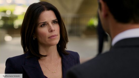 Neve Campbell as MAggie McPherson in The Lincoln Lawyer season 2