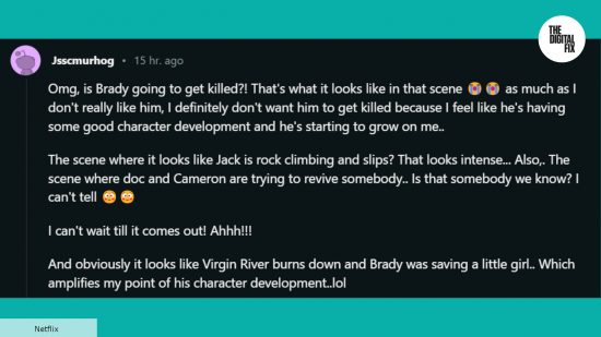 Virgin River season 5 trailer comment
