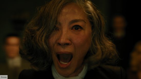 Michelle Yeoh in A haunting in Venice