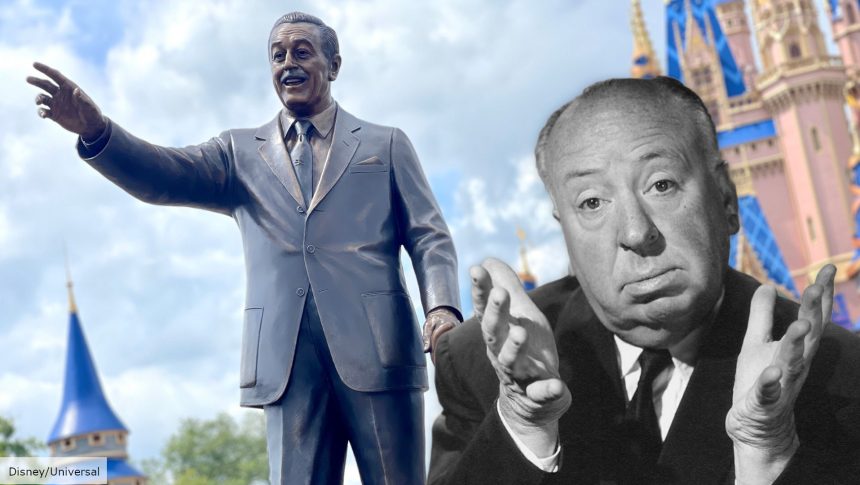 Alfred Hitchcock at Disneyland