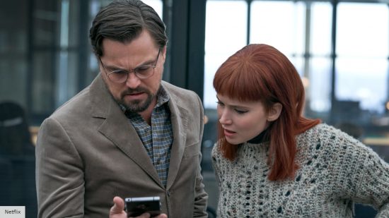 Best Netflix movies: Leonardo DiCaprio and Jennifer Lawrence in Don't Look Up