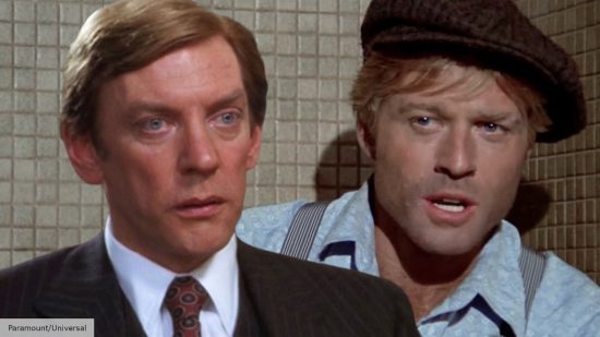 Donald Sutherland in Ordinary People and Robert Redford in The Sting