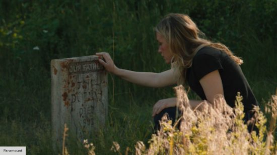 The five things we think could happen to John Dutton in Yellowstone: Summer looks at a grave in Yellowstone