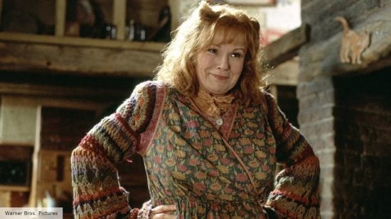 Julie Walters as Molly Weasley in the Harry Potter cast