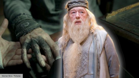Dumbledore's cursed hand leads to his death in Harry Potter