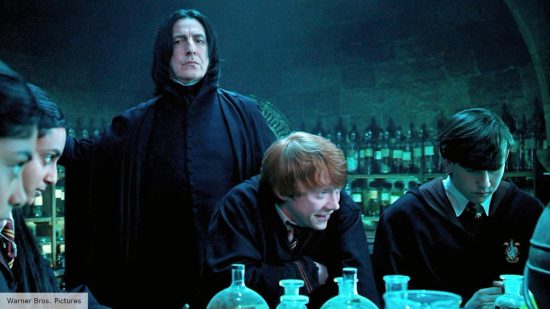 Harry Potter - Alan Rickman in the classroom as Severus Snape