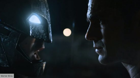 Henry Cavill and Ben Affleck face off as Batman and Superman