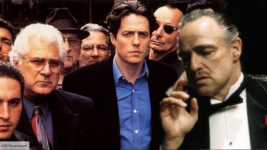 Hugh Grant in Mickey Blue Eyes and Marlon Brando in The Godfather