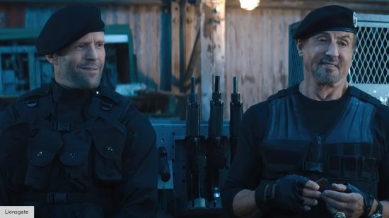 Jason Statham and Sylvester Stallone in The Expendables 4