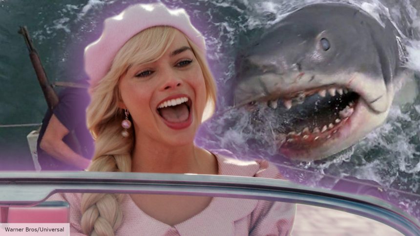 Jaws inspired a deleted scene in Barbie