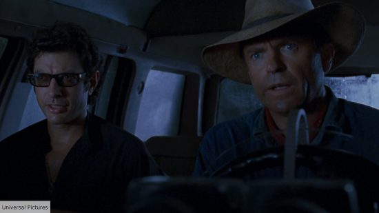 Sam Neill as Jeff Goldblum in Jurassic Park