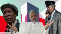 Morgan Freeman in Shawshank Redemption, Bruce Almighty, and Driving Miss Daisy