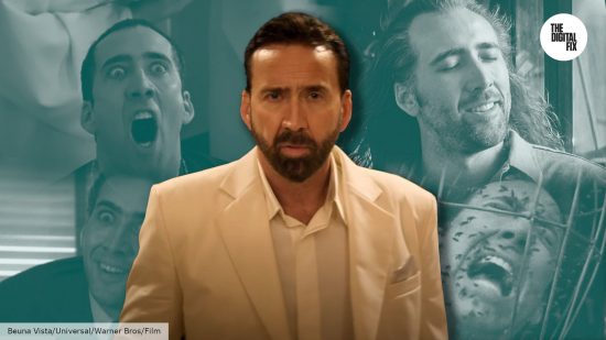 Nicolas Cage in Face/Off, Vampries Kiss, Con Air and Wicker Man