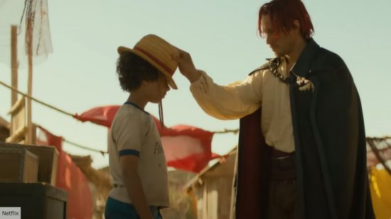 One Piece season 2 release date: Shanks giving young Luffy his straw hat