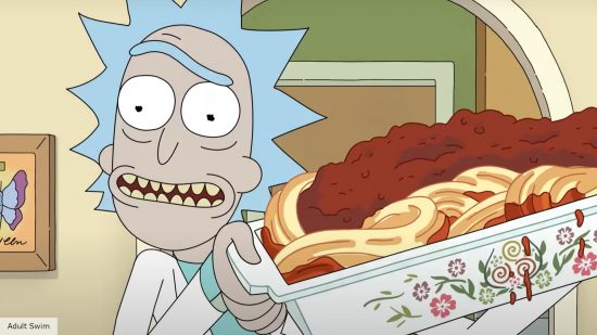 Rick and Morty season 7 release date - Rick serves spaghetti