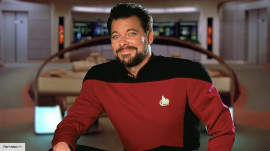 Jonathan Frakes as Riker in Star Trek: The Next Generaiton