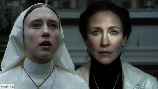 Sister Irene in The Nun and Lorraine Warren in The Conjuring