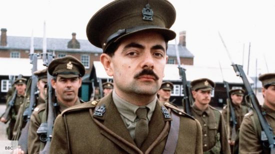 5 shows like Band of Brothers to watch next: Rowan Atkinson in Blackadder Goes Forth