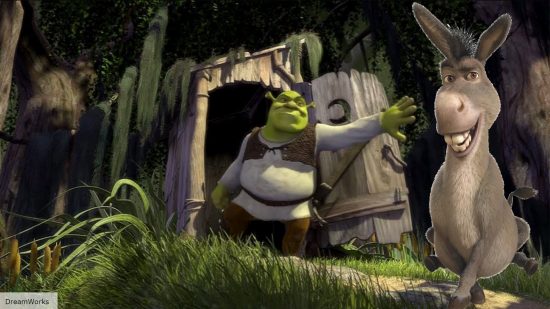 Shrek's house with Donkey