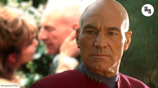 Patrick Stewart as Captain Picard in Star Trek TNG