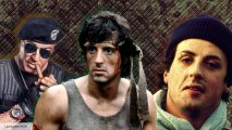 Sylvester Stallone in The Expendables, Rambo, and Rocky