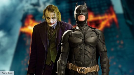 The Joker and Batman in The Dark Knight