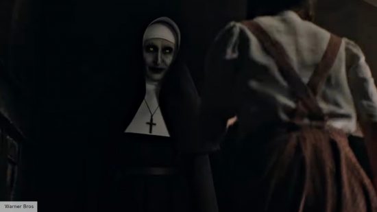 The Nun 3 release date: Valak in The Nun 2 staring at a young girl 