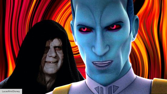 Emperor Palpatine and Grand Admiral Thrawn in Star Wars