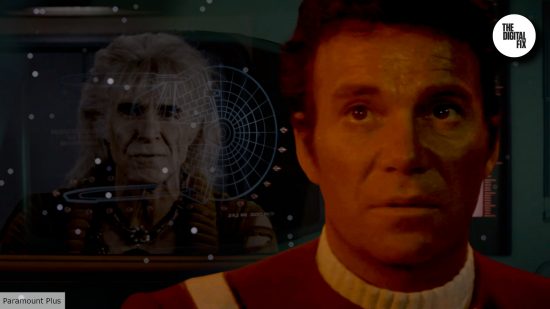 William Shatner as Kirk in Star Trek 2 The Wrath of Khan