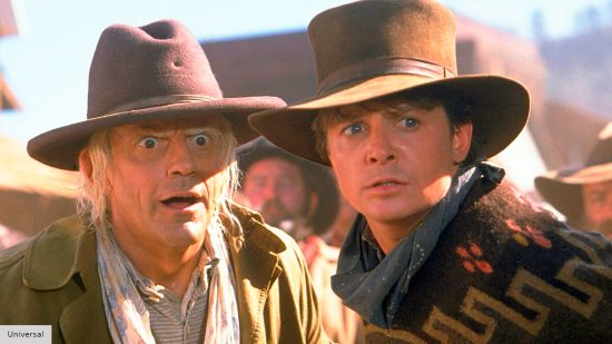 Best Westerns: Christopher Lloyd and Michael J. Fox as Doc and Marty in Back to the Future Part 3