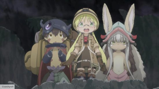Best anime: Riko and her friends in Made in Abyss