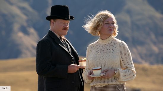 Best Western movies: Jesse Plemons and Kirsten Dunst as George and Rose in Power of the Dog