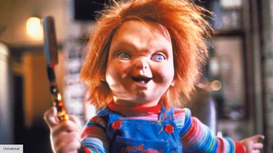 Who is Chucky? Chucky holding a razor