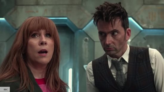 David Tennant and Catherine Tate in the Doctor Who 60th Anniversary Special