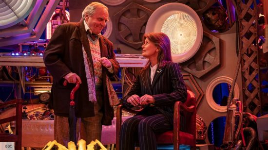 Sylvester McCoy and Sophie Aldred in Doctor Who Tales of the TARDIS
