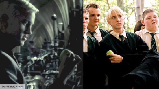 Drapple is a bizarre romance between Draco Malfoy and an apple