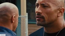 Vin Diesel and Dwayne Johnson in Fast and Furious 6