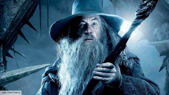 Gandalf explained: Ian McKellen as Gandalf the Grey holding up a glowing staff