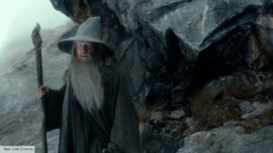 Gandalf explained: Gandalf the Grey standing in a wasteland 