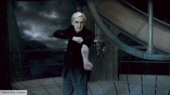 Draco Malfoy became a Death Eater when he was tattooed with the Dark Mark