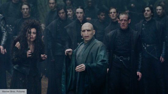 Voldemort was always flanked by his Death Eaters in Harry Potter