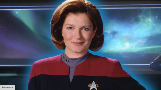 Kate Mulgrew as Kathryn Janeway in Star Trek Voyager