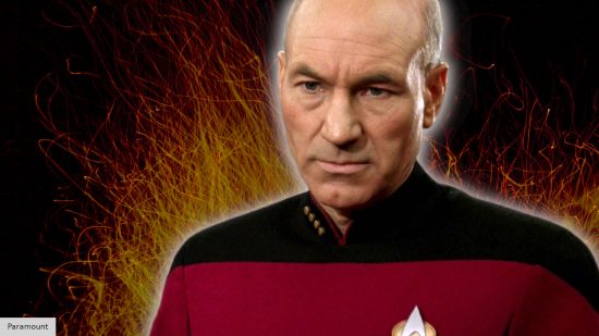 Patrick Stewart as Jean-Luc Picard in Star Trek The Next Generation