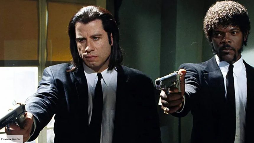 John Travolta and Samuel L Jackson in Quentin Tarantino's Pulp Fiction