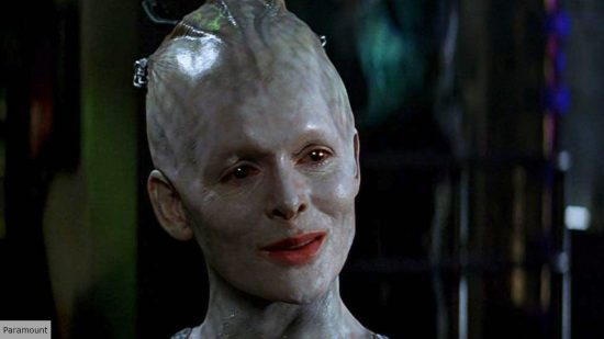 The Borg Queen in Star Trek first contact