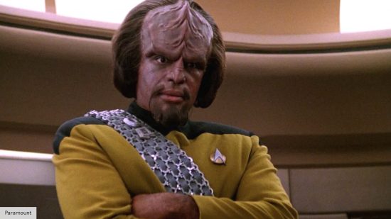 Michael Dorn as Worf in Star Trek TNG
